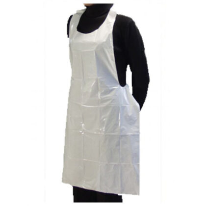 Ποδιά πλαστική μιας χρήσης 100τμχ