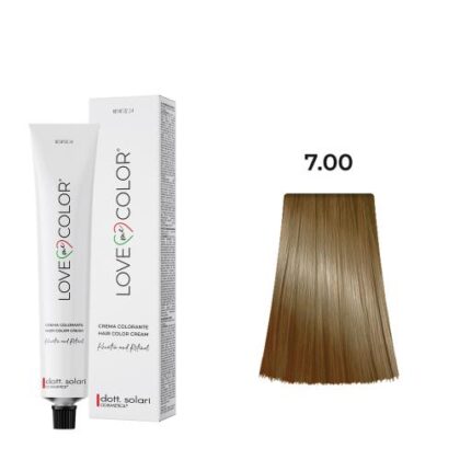 Love Me Color Bαφή μαλλιών 7.00 Ξανθό ενισχυμένο - 100ml + Δώρο οξυζενέ 150ml