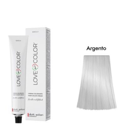Love Me Color Bαφή μαλλιών Silver Argento Ασημί - 100ml +Δώρο οξυζενέ 150ml