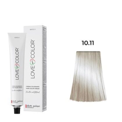 Love Me Color Βαφή μαλλιών 10.11 Πλατινέ Σαντρέ Έντονο - 100ml + Δώρο Οξυζενέ - 150ml