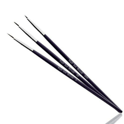 Πινέλα Νυχιών για Nail και Body Art Σετ 3 τεμαχίων