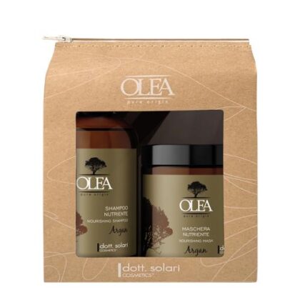 Olea Pure Origin Kit Θρέψης Σαμπουάν και Μάσκα με Έλαιο Argan και Λιναρόσπορο