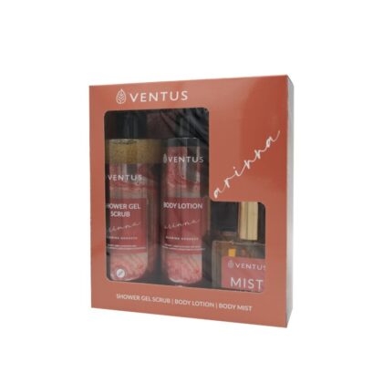 Ventus Arinna Gift Set Sh.Gel 300ml + Bl 250ml + Mist 50ml