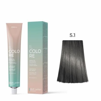 Il Colore Βαφή Μαλλιών Gel Xωρίς Αμμωνία No 5.1 Καστανό Ανοιχτό Σαντρέ - 100ml