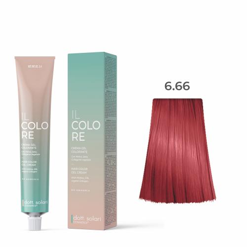 Il Colore Βαφή Μαλλιών Gel Xωρίς Αμμωνία No 6.66 Ξανθό Σκούρο Έντονο Κόκκινο – 100ml