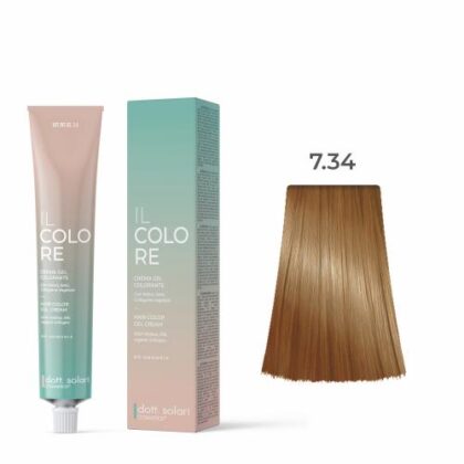 Il Colore Βαφή Μαλλιών Gel Xωρίς Αμμωνία No 7.34 Ξανθό Ντορέ Χάλκινο - 100ml