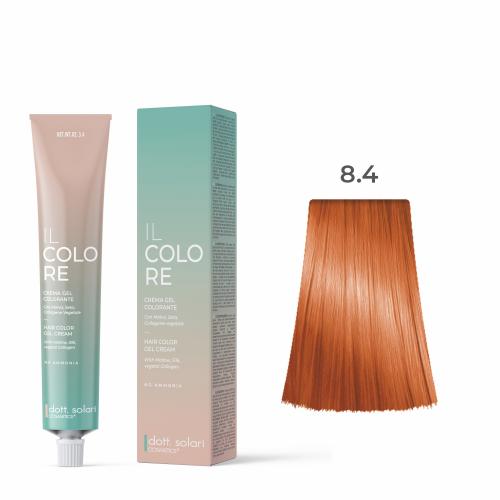 Il Colore Βαφή Μαλλιών Gel Xωρίς Αμμωνία No 8.4 Ξανθό Ανοιχτό Χάλκινο – 100ml