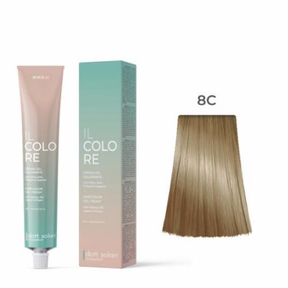 Il Colore Βαφή Μαλλιών Gel Xωρίς Αμμωνία No 8C Ξανθό Ανοιχτό Φυσικό Ψυχρό - 100ml